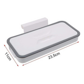 Attach A Trash Cupboard Door Back Trash Rack Storage